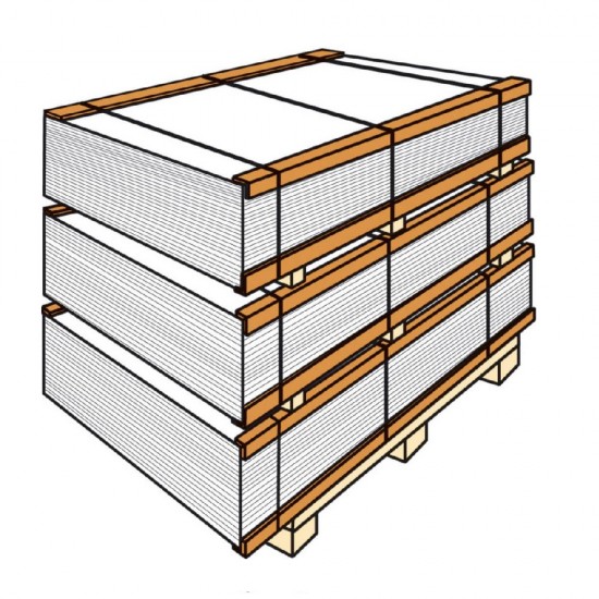 Coltar din Carton Presat 1 m, Dimensiune 40x40x4 mm, 125 Buc/Bax - Profil de Protectie pentru Ambalat Paleti si Colete