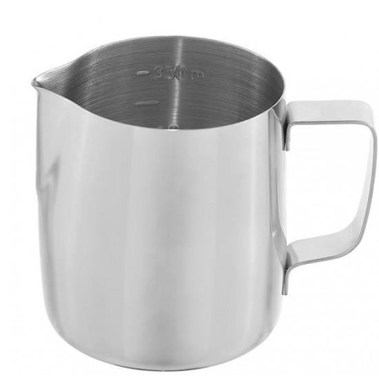 Cana Din Inox Pentru Lapte, Capacitate 550 Ml, Dimensiune 13x9x11 Cm, Gradatie 550 Ml