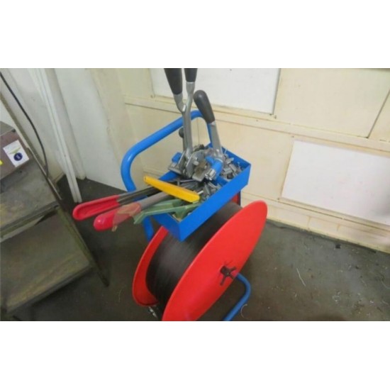 Carucior Metalic pentru Banda PP/PET/PES, Praim, Latime Compatibila 12/16/19 mm, Carucior Banda PP, Dispozitiv Banda PP, Echipament Ambalare, Carucior pentru Legat cu Banda PP, Sistem Banda PP, Carucior Banda PES