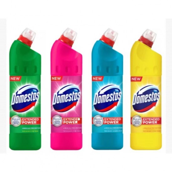 Pachet Promo: Domestos Pine 750 Ml, Domestos Pink 750 Ml, Domestos Atlantic 750 Ml, Domestos Citrus 750 Ml