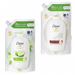 Pachet Promo: Rezerva Sapun Lichid Dove Original, Cantitate 500 Ml + Rezerva Sapun Lichid Dove Nourishing Silk 500 Ml