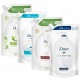 Pachet Promo: Rezerva Sapun Lichid Dove Original 500 Ml + Rezerva Sapun Lichid Dove Care And Protect 500ml + Rezerva Sapun Lichid Dove Nourishing Silk 500 Ml + Rezerva Sapun Lichid Dove Go Fresh 500ml
