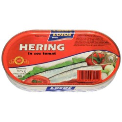 Conserva Losos Hering in Sos de Tomate, 175 g