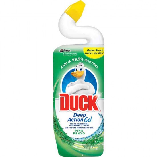 Solutie de Curatare Toaleta Duck 5 in 1 Pine, 750 ml