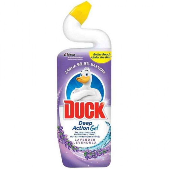Solutie de Curatare Toaleta Duck 5 in 1 Lavander, 750 ml