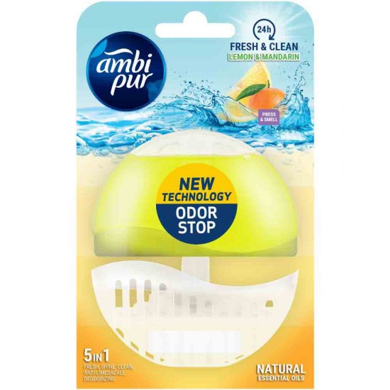 Odorizant Toaleta Ambi Pur Lemon &amp; Mandarin, 55 ml