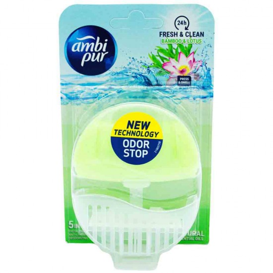 Odorizant Toaleta Ambi Pur Bumbac si Lotus, 55 ml