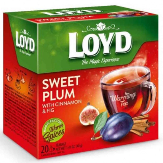 Ceai Loyd Piramida de Prune, Scortisoara si Smochine, 20 Buc/Pachet