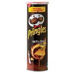 Chips Pringles Hot &amp; Spicy, 165 g
