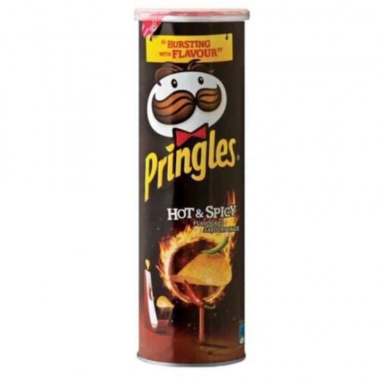 Chips Pringles Hot &amp; Spicy, 165 g