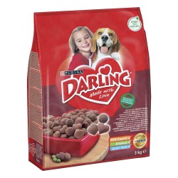 Hrana Uscata pentru Caini Darling, Vita &amp; Legume, 3 Kg
