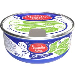 Pate de Porc Scandia Sibiu, 120 g