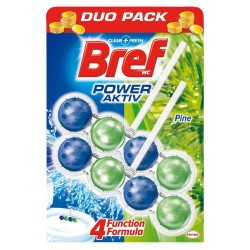 Odorizant Toaleta Bref Power Aktiv Pine, 2 x 50 g