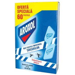 Pachet Economic Pastile Impotriva Tantarilor Aroxol Mat, 60 Buc/Pachet