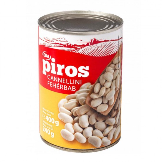 Fasole Alba CBA Piros Cannellini, 400 g