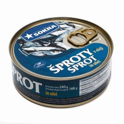 Conserva de Sprot Sokra in Ulei, 240 g