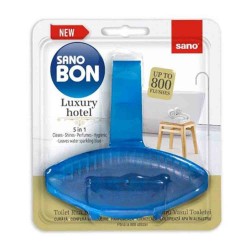 Odorizant WC Baie Sano Bon Blue Luxury Hotel 5 in 1, Solid, 55 g