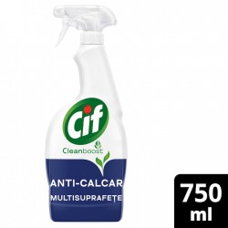 Solutie Cif Spray Anticalcar, Parfur de Otet, 750 ml
