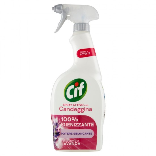 Solutie Cif Spray Candeggina, Fara Parfum, 650 Ml