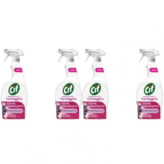 Solutie Cif Spray Candeggina, Fara Parfum, 650 Ml