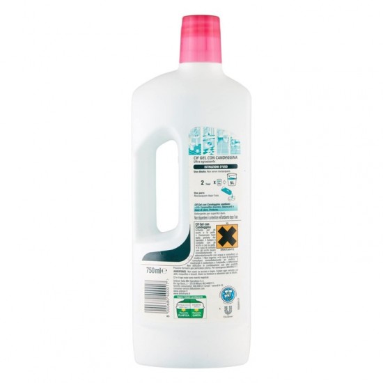 Gel De Curatare Cif Cu Inalbitor Candeggina, 750ml