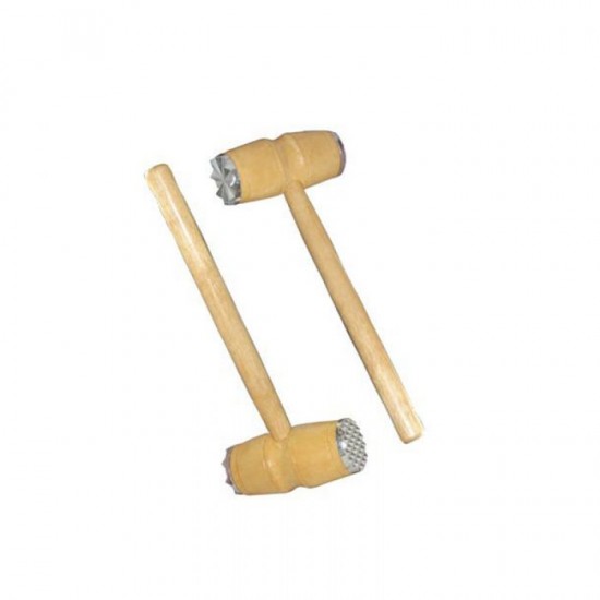 Ciocan Pentru Snitel, 25 Cm, Material Lemn/metal, Natur