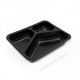 Cutie Meniu Pp Termosudabila 3 Compartimente, Dimensiune 227x178x5 Cm, Culoare Neagra