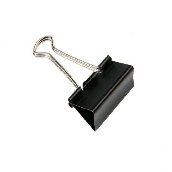 Clips Metalic Binder 19 mm, 12 Buc/Bax - Cleme pentru Prindere