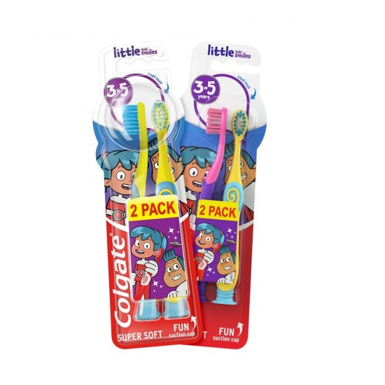 Colgate Periuta De Dinti Kids Super Soft Smiles 3-5 Years 2buc/set