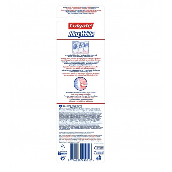 Colgate Periuta De Dinti Max White Medium 2 Buc/set
