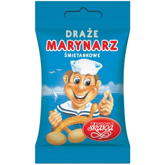 Drajeuri cu Ciocolata Alba Skawa Marinar, 70 g