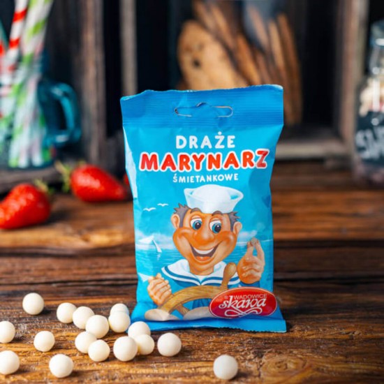 Drajeuri cu Ciocolata Alba Skawa Marinar, 70 g