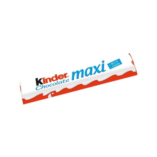 Batoane de Ciocolata Kinder Maxi, 6 Batoane/Pachet, 126 g