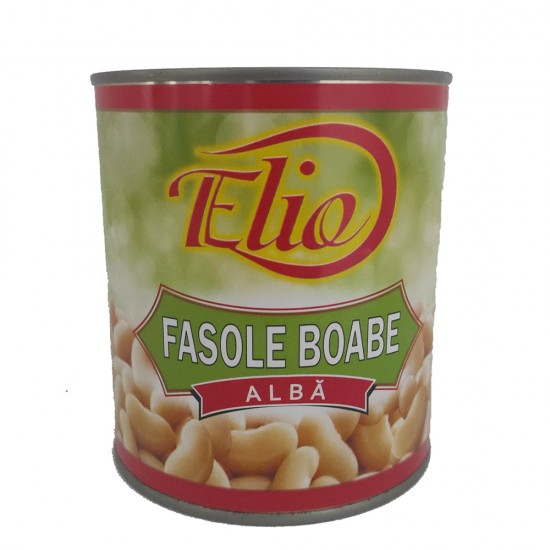 Fasole Boabe Alba Elio, 800 g