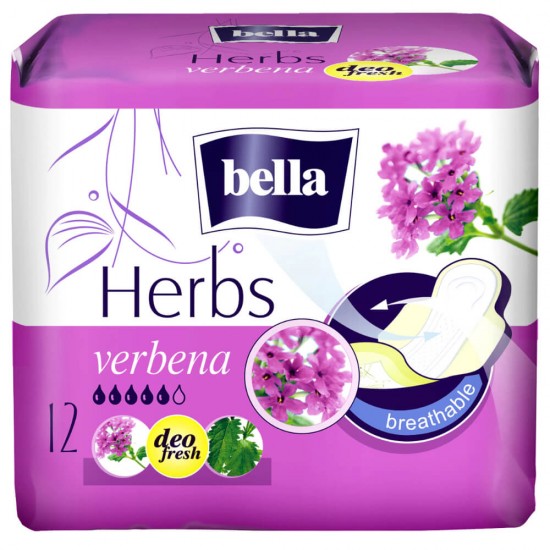 Set 12 Absorbante Bella Herbs Verbena Extra Soft