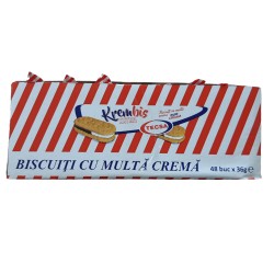 Set 48 Pachete de Biscuiti cu Cacao si Vanile Tecsa Duo, 36 g