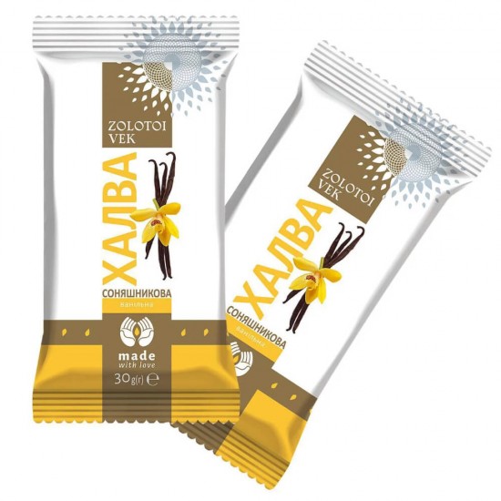 Set 50 Bucati Halva cu Vanilie Zolotoi Vek, 30 g