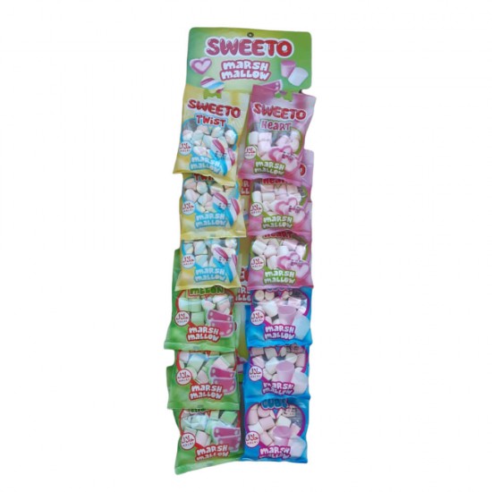 Set 12 Pahete de Jeleuri Marshmallow Sweeto
