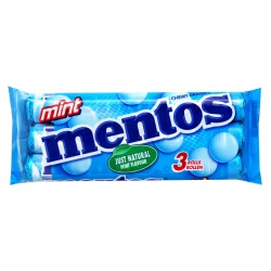 Dropsuri cu Menta Mentos, 3x38 g