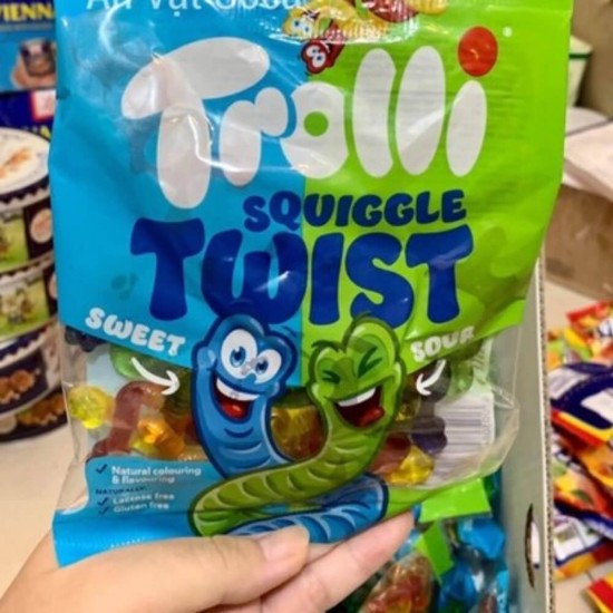 Jeleuri Rame Trolli Squiggle Twist, 100 g