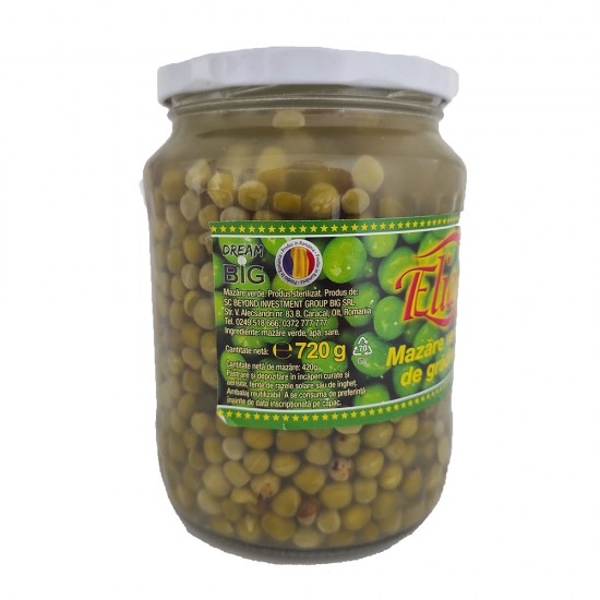 Mazare Verde Elio de Gradina, 720 g