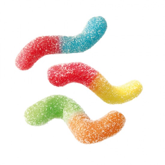 Set 150 Jeleuri de Fructe Trolli, Forma de Viermisori, 1050 g