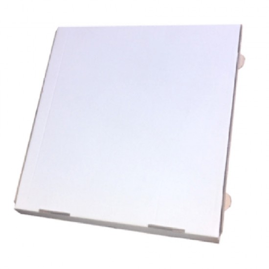 Set 500 Cutii Pizza Albe, 24x3.5x24 cm - Ambalaje Alimentare din Carton Alb