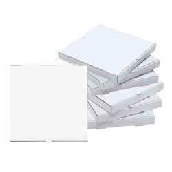 Set 500 Cutii Pizza Albe, 28x3.5x28 cm - Ambalaje Alimentare din Carton