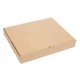 Set 500 Cutii Pizza Natur, 24x3.5x24 cm - Ambalaje Alimentare din Carton Natur