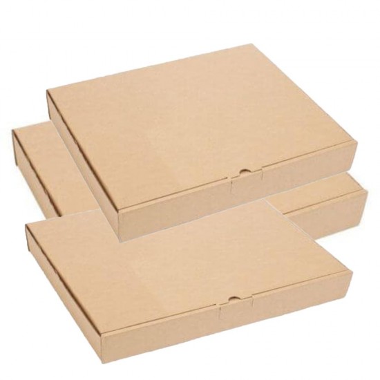 Set 100 Cutii Pizza Natur Corolla Packaging, 32x3.5x32 Cm, Ambalaje din Carton, Ambalaje pentru Pizza, Set de Cutii Natur, Set de Cutii Natur pentru Pizza, Seturi de Cutii Pizza