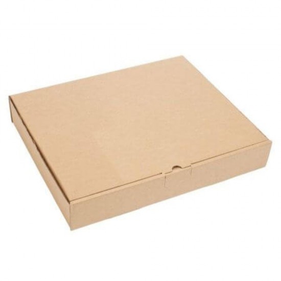 Set 100 Cutii Pizza Natur Corolla Packaging, 32x3.5x32 Cm, Ambalaje din Carton, Ambalaje pentru Pizza, Set de Cutii Natur, Set de Cutii Natur pentru Pizza, Seturi de Cutii Pizza