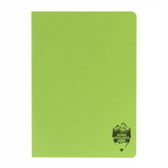 Caiet A4 Matematica (AR) Atingere Excelenta DACO, 60 File, 70 g/m², Coperta din Plastic Diferite Culori, Margine Liniata, Coperta Plastic, Culori: Albastru, Roz, Verde, Gri