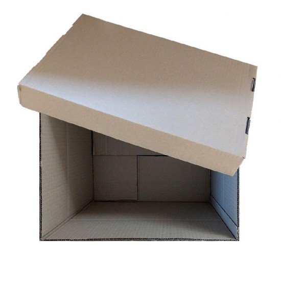 Container Arhivare cu Capac Detasabil, 386x257x274 mm