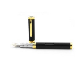 Stilou Diplomat Nexus, Cu Penita M, Din Otel Inoxidabil - Black Gold